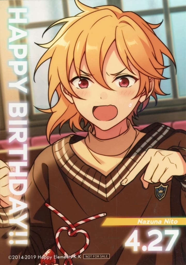 Nazuna Nito Birthday Bromide Ensemble Stars!! 10th Fest x Animate Cafe