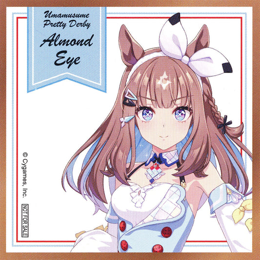 Umamusume Pretty Derby Painter Style Mini Store Purchase Bonus Illustration Sheet - Later Period (Approx. 60 x 60 mm)