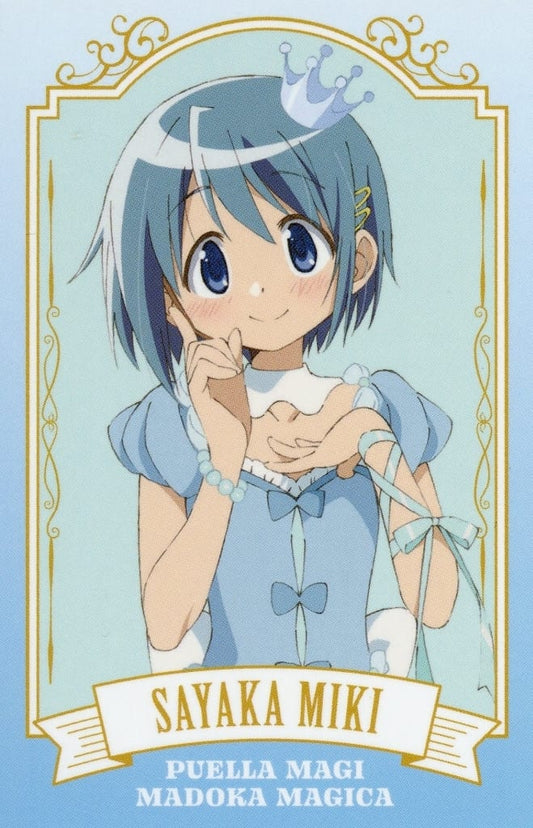 Sayaka Miki Photo-Style Card - Puella Magi Madoka Magica × Lawson Campaign Lawson Group Limited (Legs) - Approx. 85 x 55 mm - Pre-owned