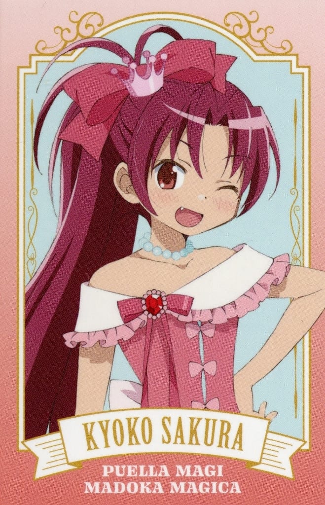 Kyoko Sakura Photo-Style Card - Puella Magi Madoka Magica Movie: Walpurgisnacht x Lawson Campaign - Lawson Group Limited (Legs) - Approx. 85 x 55 mm - Pre-owned