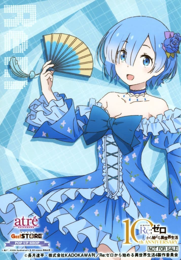 Rem Bromide Re:ZERO Pop-Up Shop Purchase Bonus