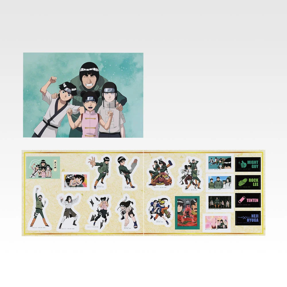 Team Guy Fold-out Sticker - Variety Sticker (10 Types, Complete Set Available) - Ichiban Kuji I Prize - Naruto Shippuden