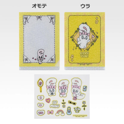Sparkling Mini Clear File & Sticker (6 Types, Complete Set Available) 3