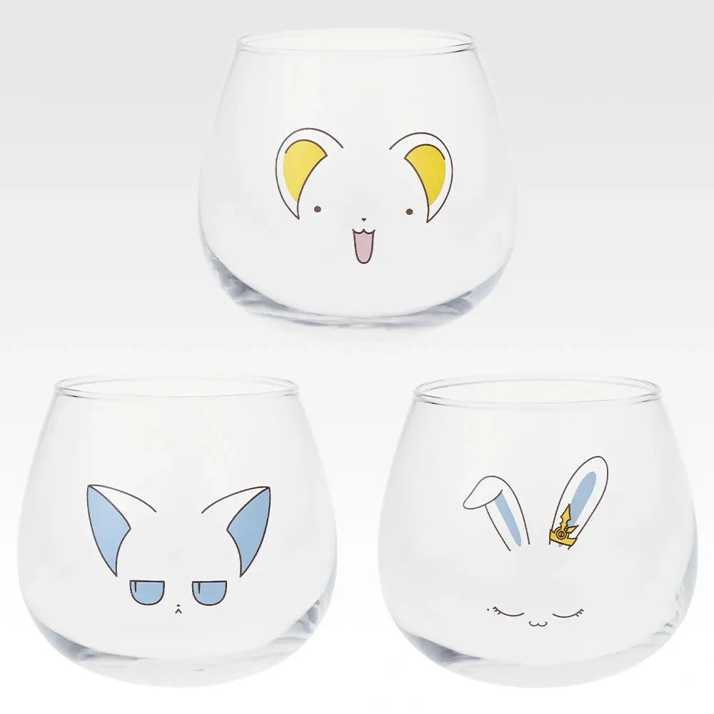Wobbly Face Glass (3 Types, Complete Set Available) - Ichiban Kuji D Prize - Cardcaptor Sakura
