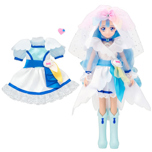 Cure Ange Cheerful Style DX Dress-Up Set Doll - HUGtto! Pretty Cure - Bandai - Height Approx. 24 cm
