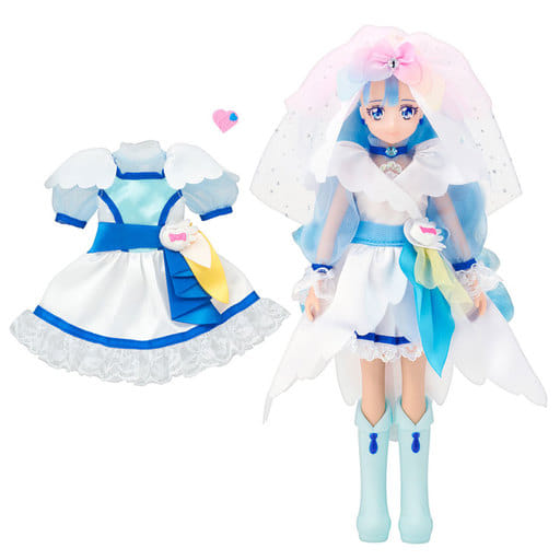 Cure Ange Cheerful Style DX Dress-Up Set Doll - HUGtto! Pretty Cure - Bandai - Height Approx. 24 cm