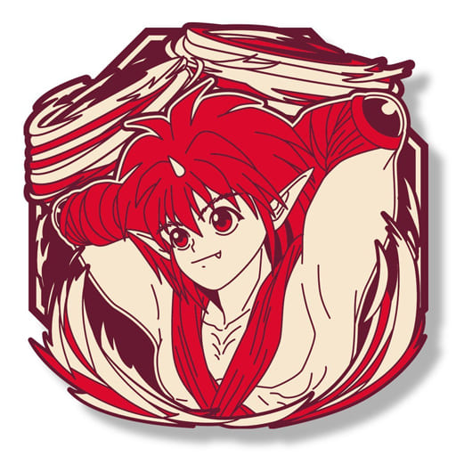 Jin Rubber Coaster from YuYu Hakusho by Union Creative, Approx. 80 mm