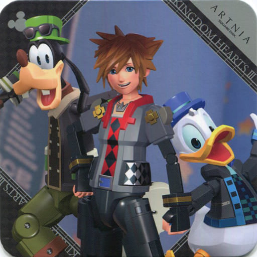 Sora, Donald Duck & Goofy Toy Box Ver. Coaster - Kingdom Hearts III