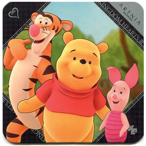 Winnie the Pooh Original Coaster Kingdom Hearts III × ARTNIA