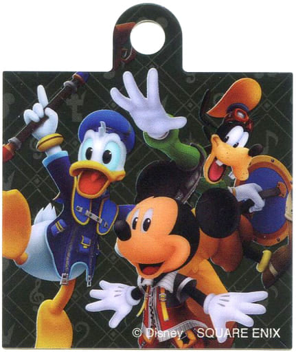 Kingdom Hearts Straw Tag: Mickey Mouse, Donald Duck & Goofy
