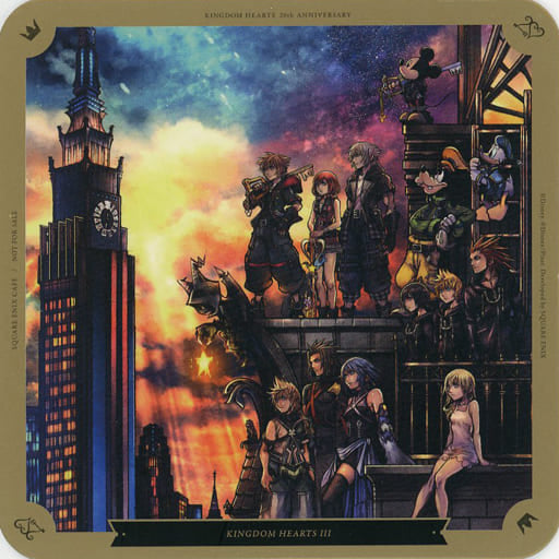 Kingdom Hearts III Coaster – 20th Anniversary Cafe Bonus