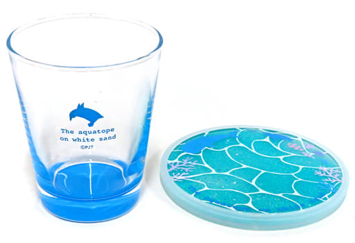 Kukuru Misakino Color Glass & Coaster Set A - The Aquatope on White Sand x P.A. Works Collab