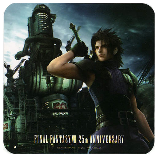 Zack Fair Crisis Core Final Fantasy VII 25th Anniversary Cafe Coaster