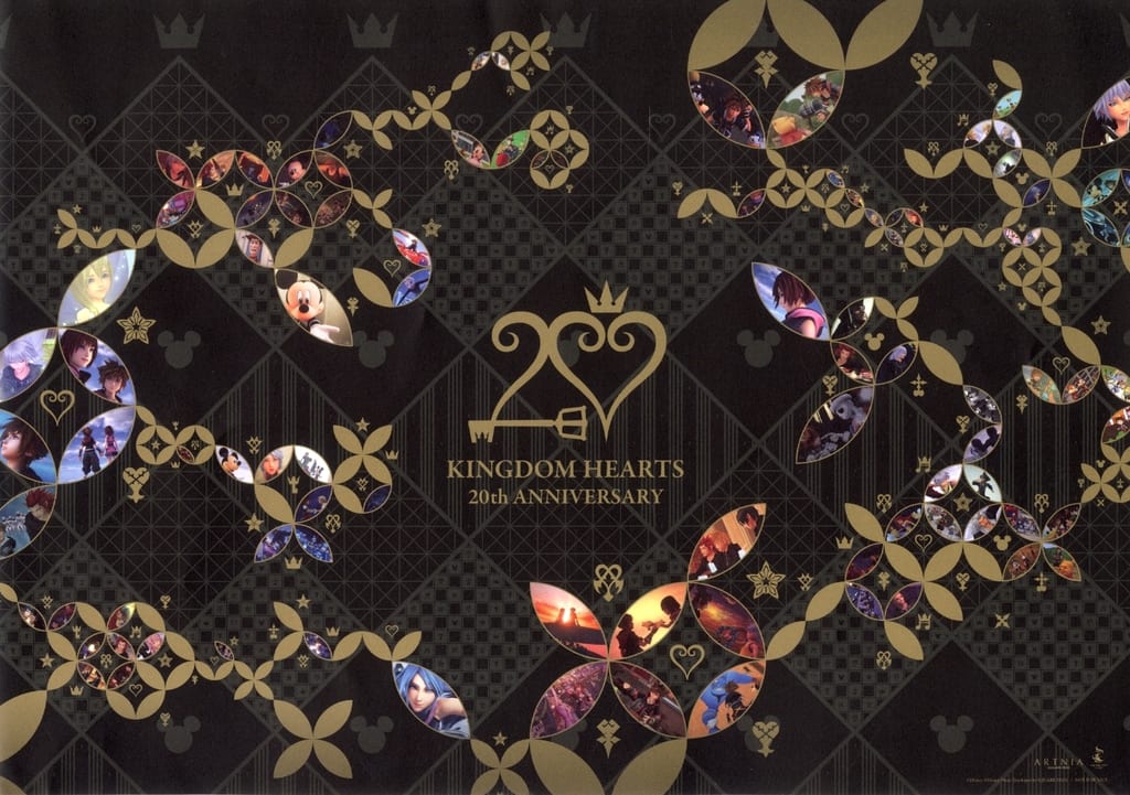 Kingdom Hearts 20th Anniversary Cafe Paper Lunch Mat