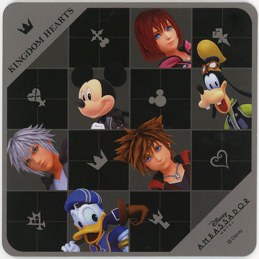 Kingdom Hearts Disney Ambassador Hotel Original Coaster