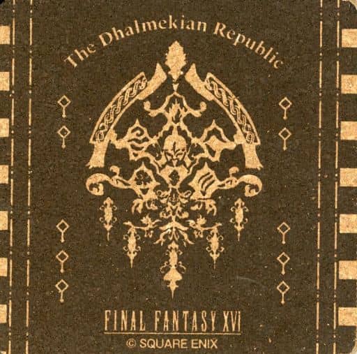 Final Fantasy XVI Dhalmekia Republic Emblem Cork Coaster