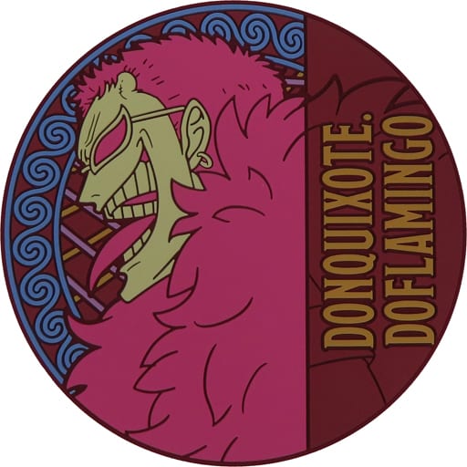 Donquixote Doflamingo Rubber Coaster from ONE PIECE Ichiban Kuji EX Devil Fruit Users Vol. 2 G Prize by BANDAI SPIRITS