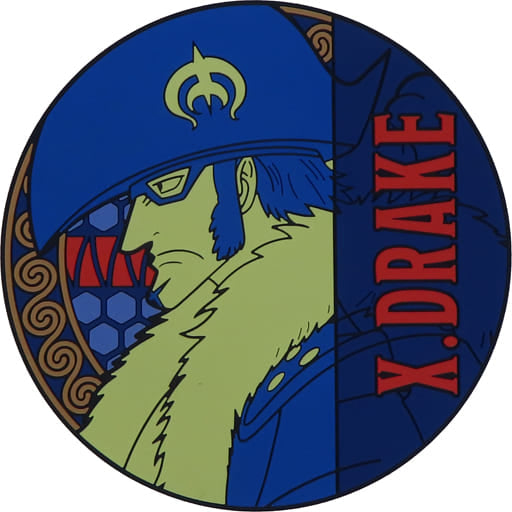 X Drake Rubber Coaster from One Piece EX Devil Fruit Users Vol. 2 Ichiban Kuji Prize G