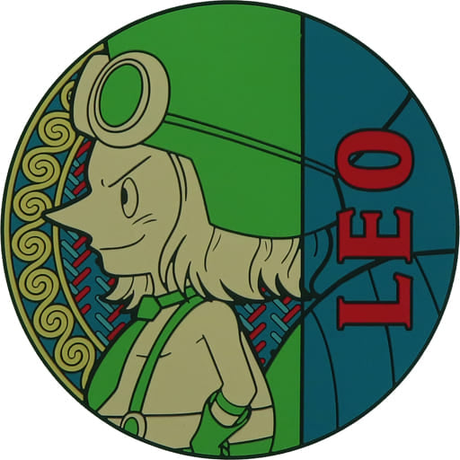 Leo Rubber Coaster from ONE PIECE Ichiban Kuji EX Devil Fruit Users Vol. 2 G Prize by BANDAI SPIRITS, 10 cm