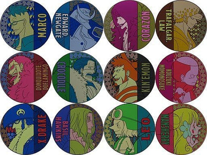 One Piece: EX The Demon-Hosted Ones Vol. 2 G Prize Rubber Coaster Complete Set of 12 by BANDAI SPIRITS