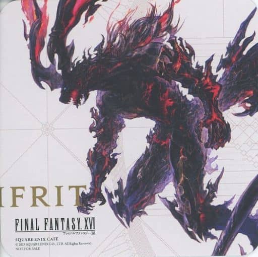 Ifrit Original Coaster Final Fantasy XVI x SQUARE ENIX CAFE