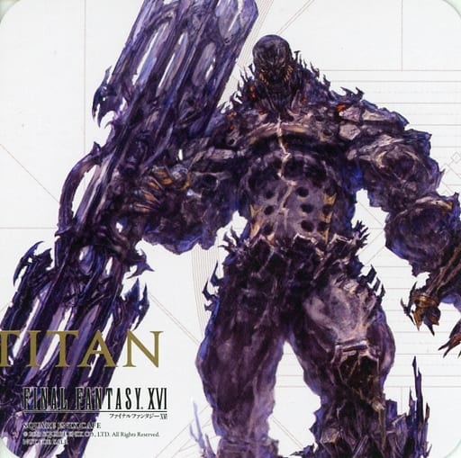 Final Fantasy XVI Titan Original Coaster