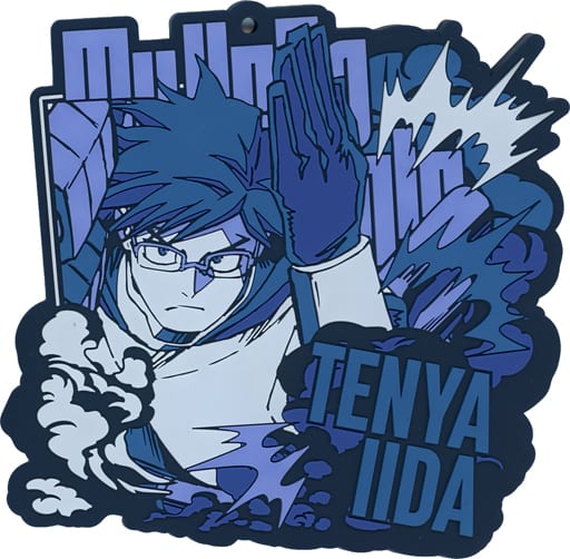 Tenya Iida Rubber Coaster from My Hero Academia -VS- Ichiban Kuji I Prize by BANDAI SPIRITS, Length Approx. 90 mm