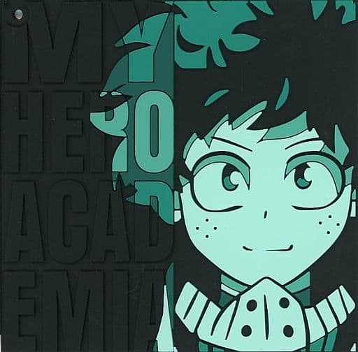 Izuku Midoriya Rubber Coaster from My Hero Academia Bright Future Ichiban Kuji H Prize, BANDAI SPIRITS