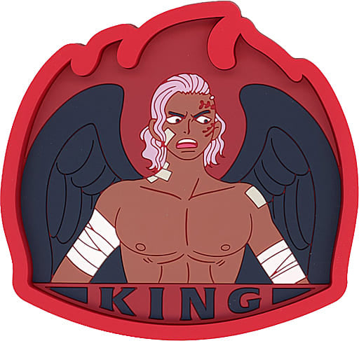 King Design Rubber Tray, One Piece EX: Loyalty to Thunder Prize E, BANDAI SPIRITS, 9 cm