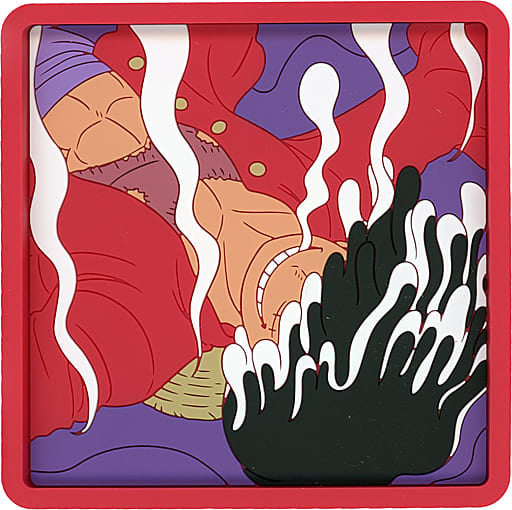 Monkey D. Luffy Gear 5 Rubber Tray from ONE PIECE Ichiban Kuji EX E Prize by BANDAI SPIRITS, 9 cm