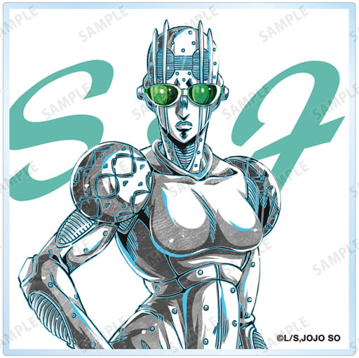 Stone Free Acrylic Coaster - JoJo's Bizarre Adventure: Stone Ocean Ani‑Art BLACK LABEL ver.B (ARMA BIANCA, Approx. 80 x 80 mm)