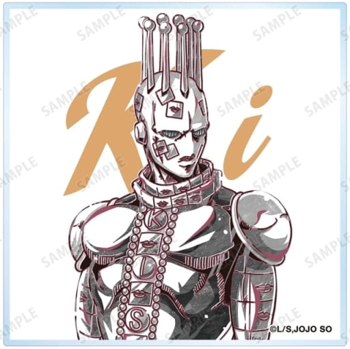 Kiss Acrylic Coaster (Ani-Art BLACK LABEL ver.B) - JoJo's Bizarre Adventure: Stone Ocean - ARMA BIANCA - Approx. 80 x 80 mm