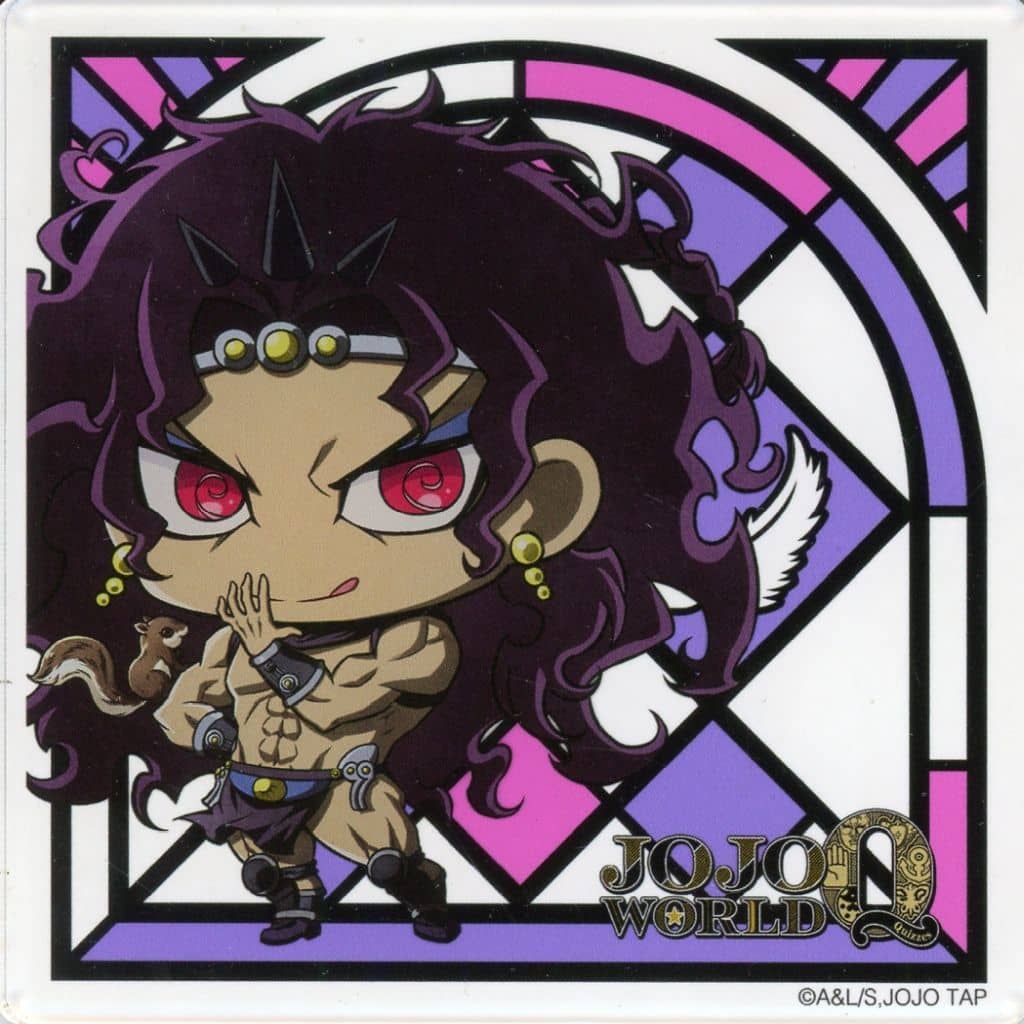 Kars Acrylic Coaster - JoJo's Bizarre Adventure JOJO WORLD Quizzes Drink Bonus (Approx. 90 x 90 mm)