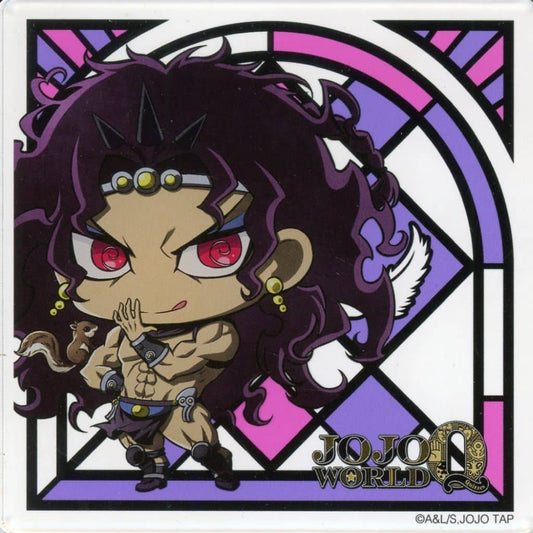 Kars Acrylic Coaster - JoJo's Bizarre Adventure JOJO WORLD Quizzes Drink Bonus (Approx. 90 x 90 mm)