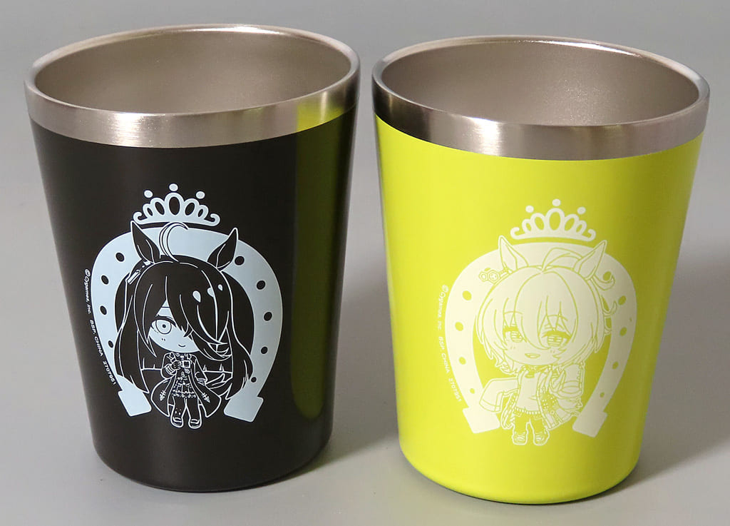 Manhattan Cafe & Agnes Tachyon Stainless Tumbler Set Vol.5 - Umamusume Pretty Derby Prize (Banpresto) 11cm