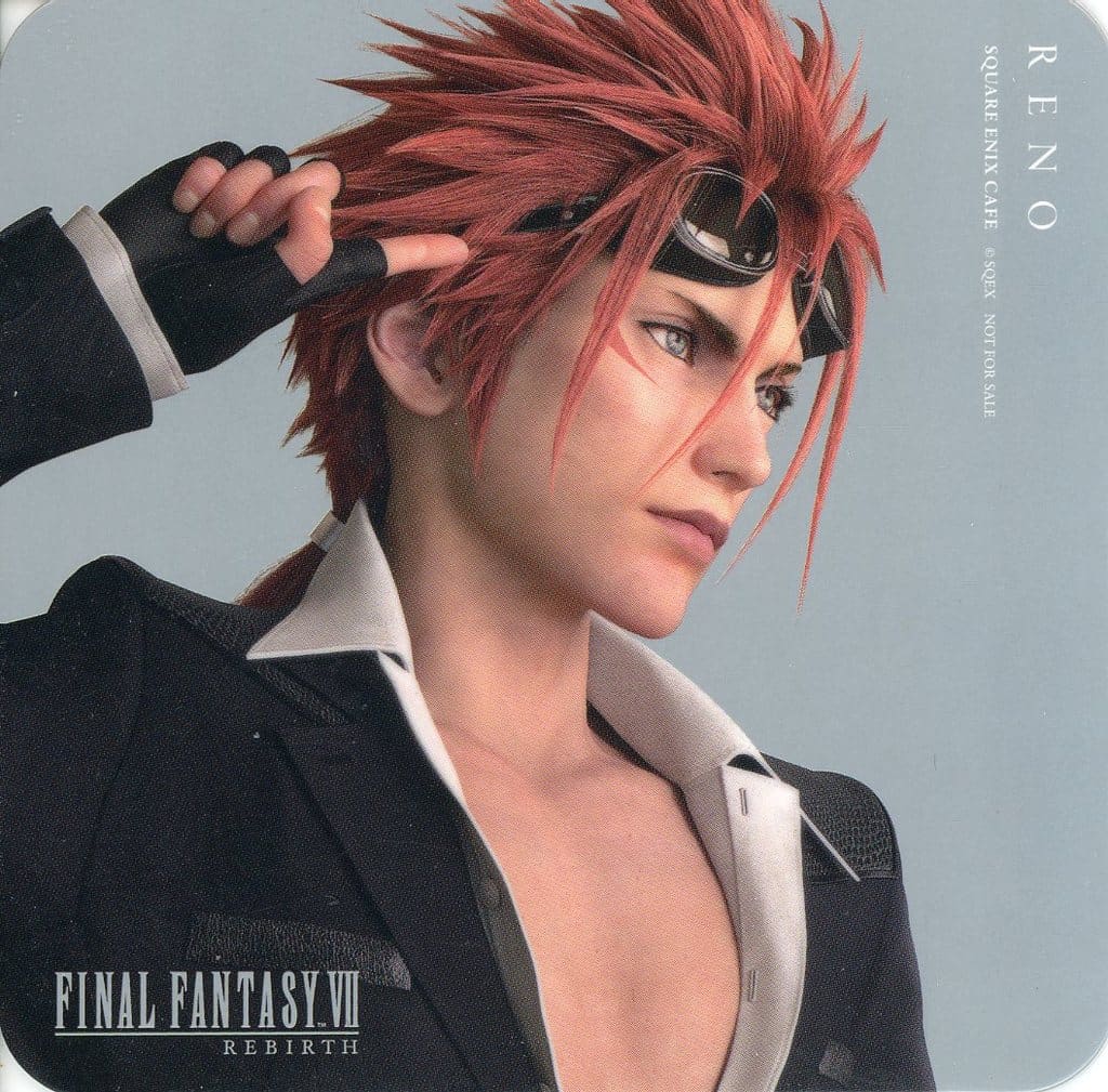 Reno Original Coaster | FINAL FANTASY VII REBIRTH Cafe