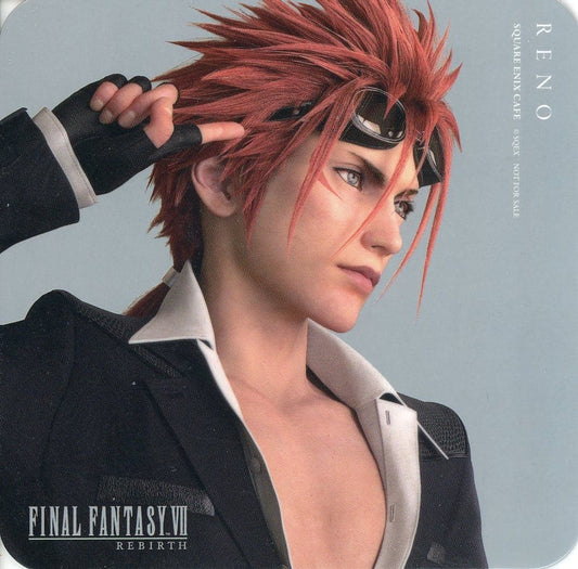 Reno Original Coaster | FINAL FANTASY VII REBIRTH Cafe