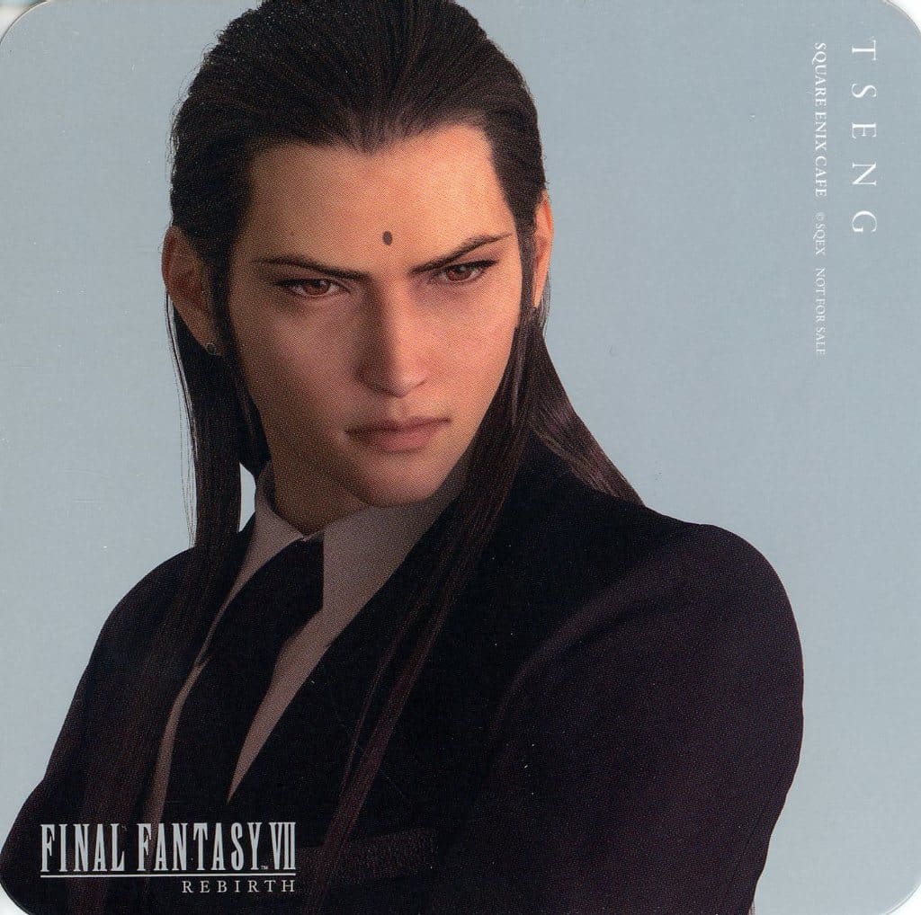 Tseng Original Coaster FINAL FANTASY VII REBIRTH x SQUARE ENIX CAFE