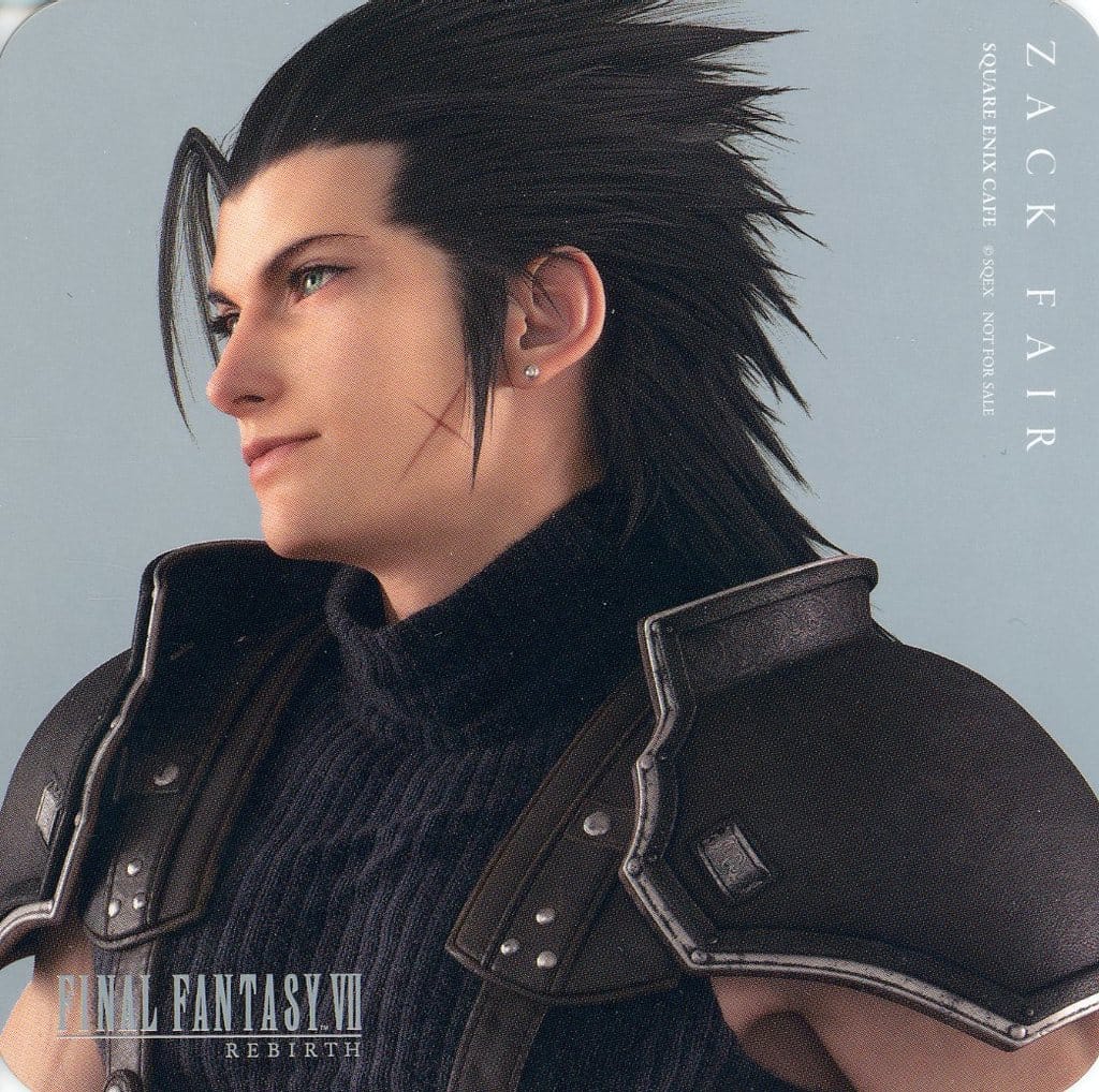 Zack Fair Original Coaster FINAL FANTASY VII REBIRTH Cafe