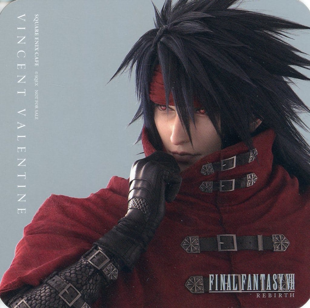 Vincent Valentine Original Coaster - Final Fantasy VII Rebirth Cafe