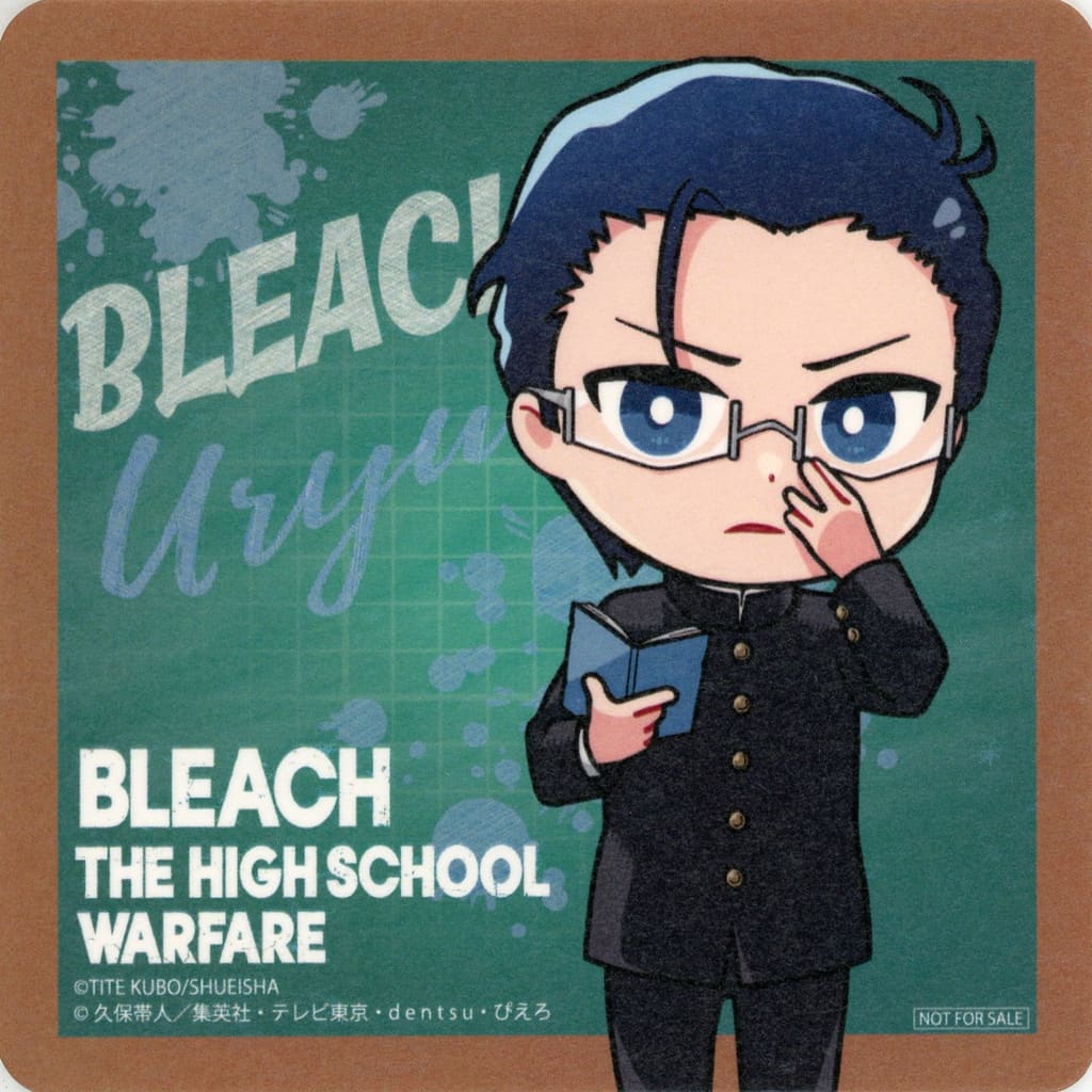 BLEACH Uryu Ishida Deformed Illustration Coaster Approx. 90 x 90 mm
