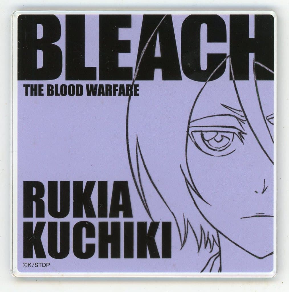 Rukia Kuchiki Acrylic Coaster - BLEACH THE BLOOD WARFARE -REVIEW EVENT- Promo Coaster (Approx. 9 x 9 cm) Bandai Namco Amusement