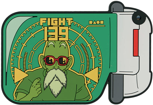 Master Roshi Dragon Ball VS Omnibus Amazing Ichiban Kuji H Prize Rubber Coaster by BANDAI SPIRITS, Approx. 95 mm