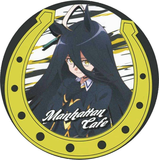 Manhattan Cafe Rubber Coaster - Umamusume Pretty Derby – Beginning of a New Era Movie Popcorn Bag Bonus (80mm)