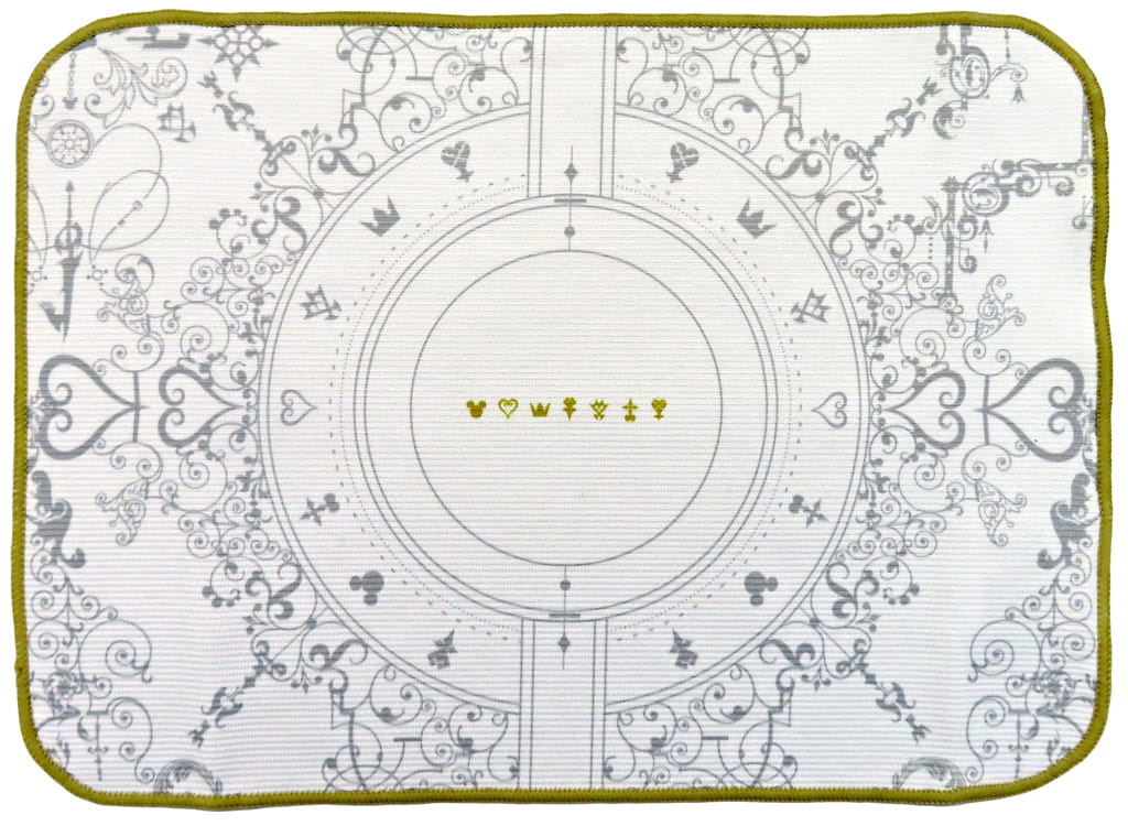 Kingdom Hearts -Linking Hearts- Logo Collection Luncheon Mat/Towel Selection E