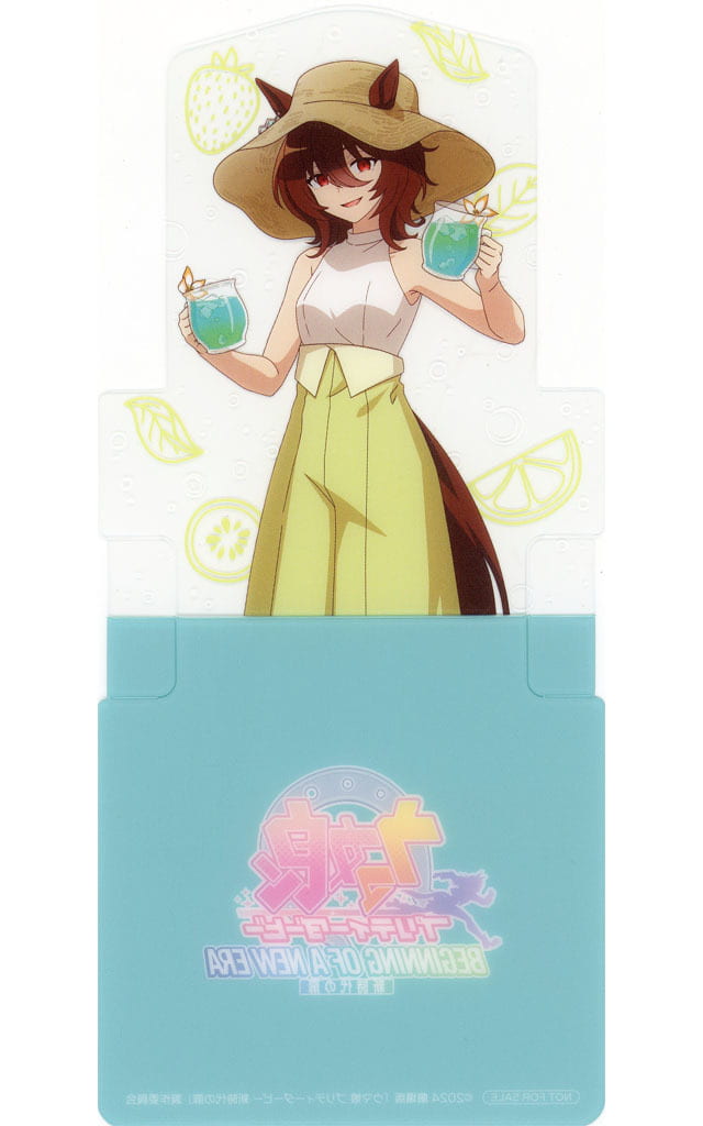 Agnes Tachyon Standee Coaster Vacation Ver. Collab Bonus Umamusume Pretty Derby New Era Film