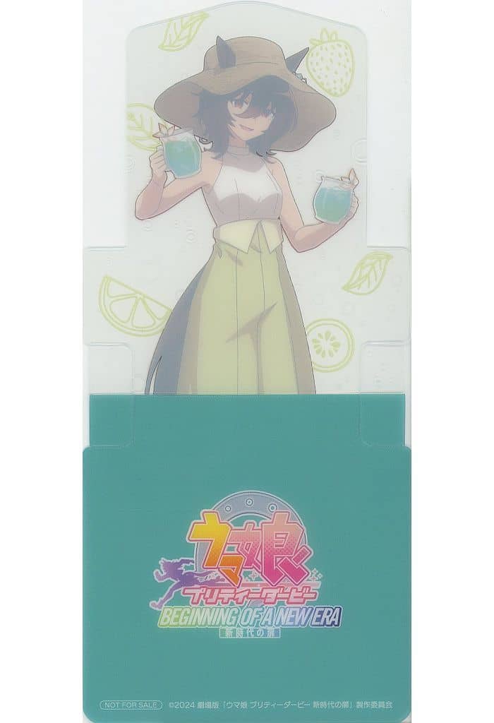 Agnes Tachyon Standee Coaster Vacation Ver. Collab Bonus Umamusume Pretty Derby New Era Film