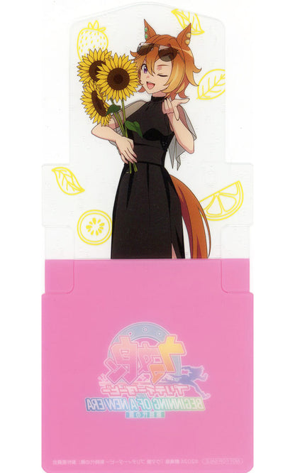 T.M. Opera O Standy Coaster - Umamusume Pretty Derby Vacation ver. (Chugai Grace Cafe Collaboration Promo)