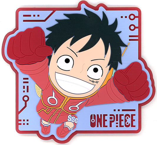 Monkey D. Luffy Rubber Coaster from One Piece: Egghead Arc Ichiban Kuji J Prize, 10 cm