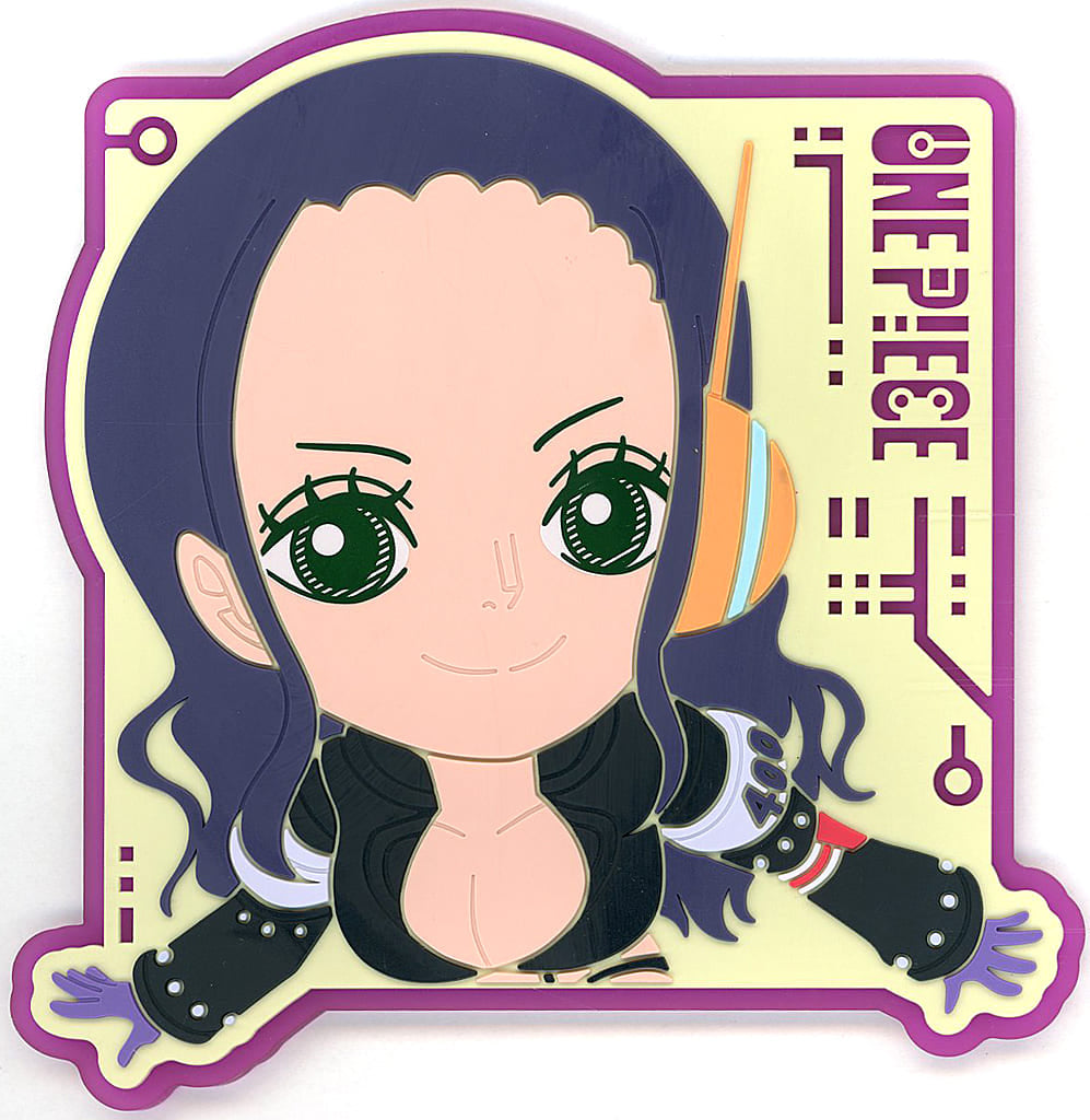 Nico Robin Rubber Coaster from ONE PIECE Egghead Arc Ichiban Kuji J Prize by BANDAI SPIRITS, 10 cm